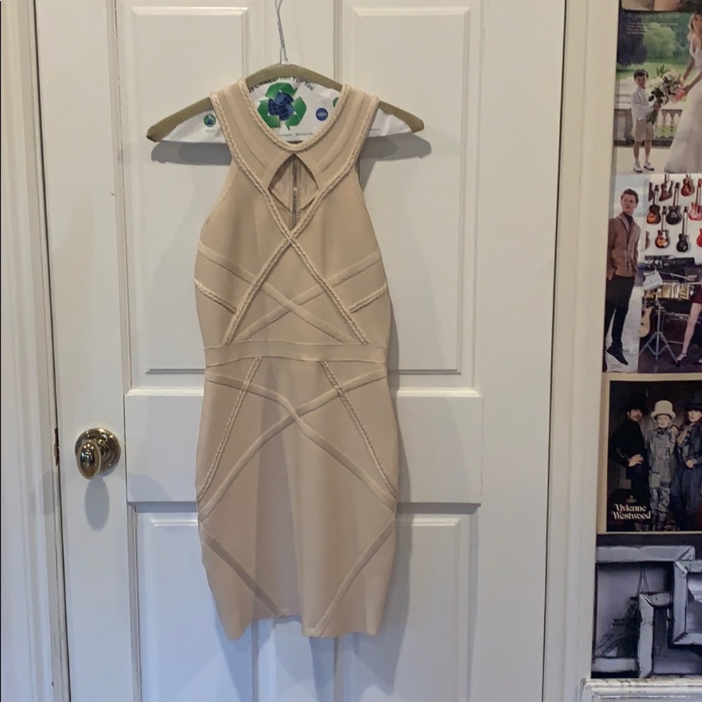 Bodycon Champagne Dress